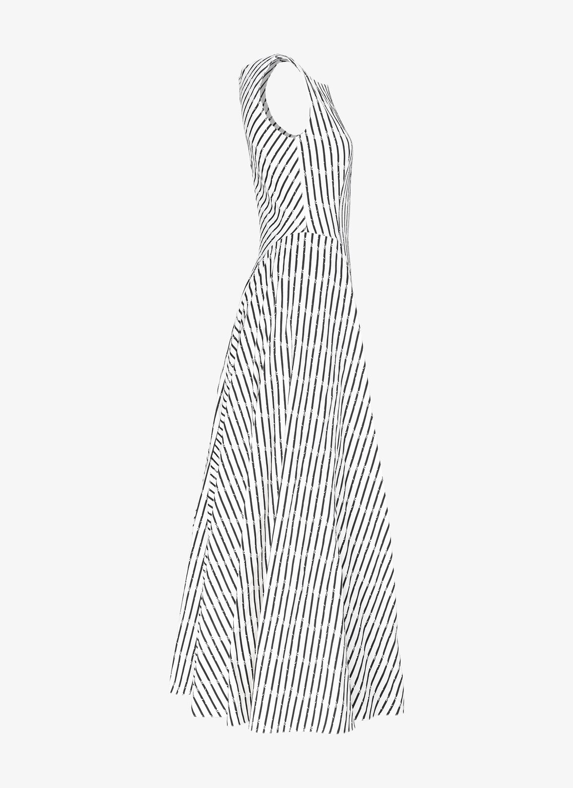 ALAÏA ELFENBEIN/SCHWARZ